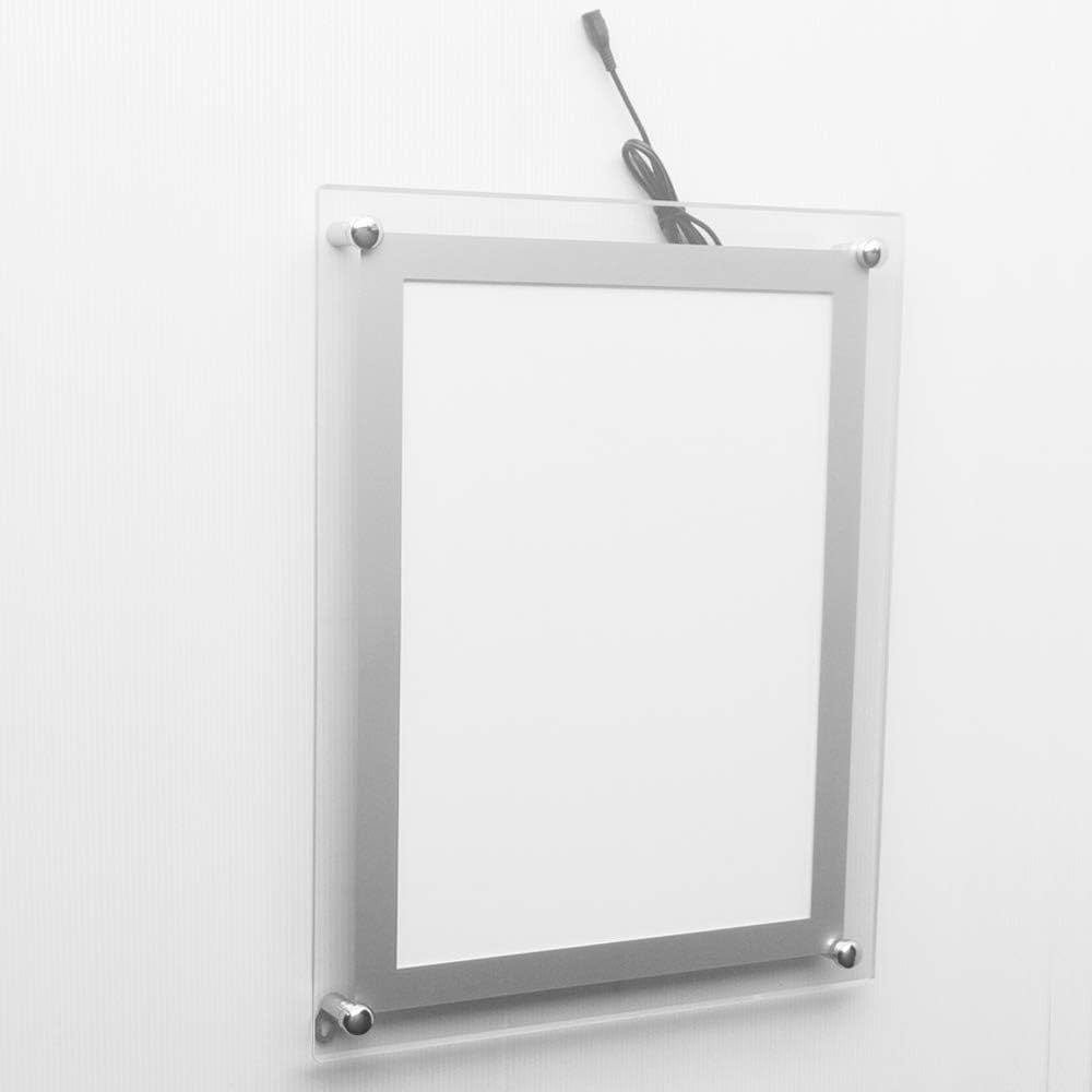 Amazon | LEDパネル LEDライトパネル CA アクリルフレーム 丸角